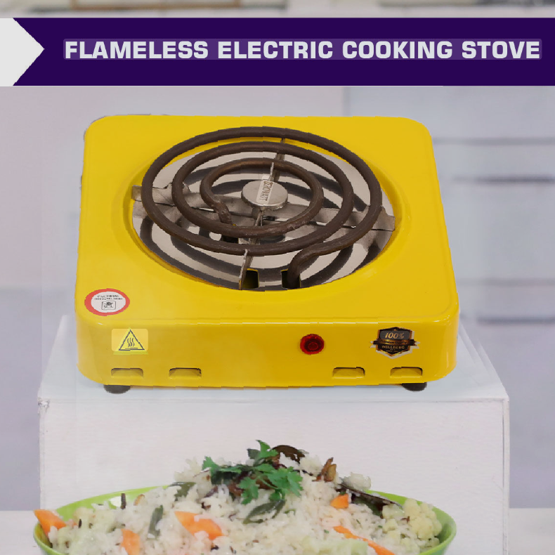Flameless Electric Cooking Stove and Electric Room Heater